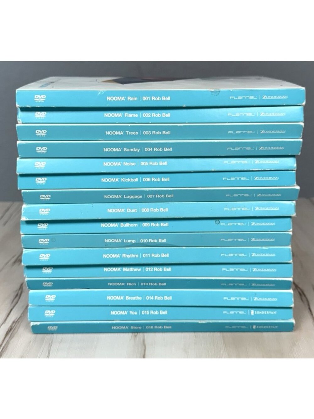 DVD Lot NOOMA Volumes 1-16 001-016 by Rob Bell Zondervan Christian Religion